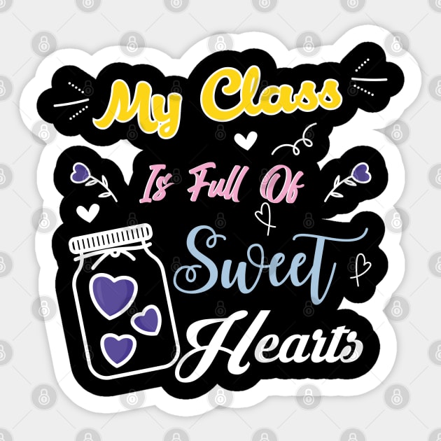 My Class Full Of Sweet Hearts Sticker by soufibyshop